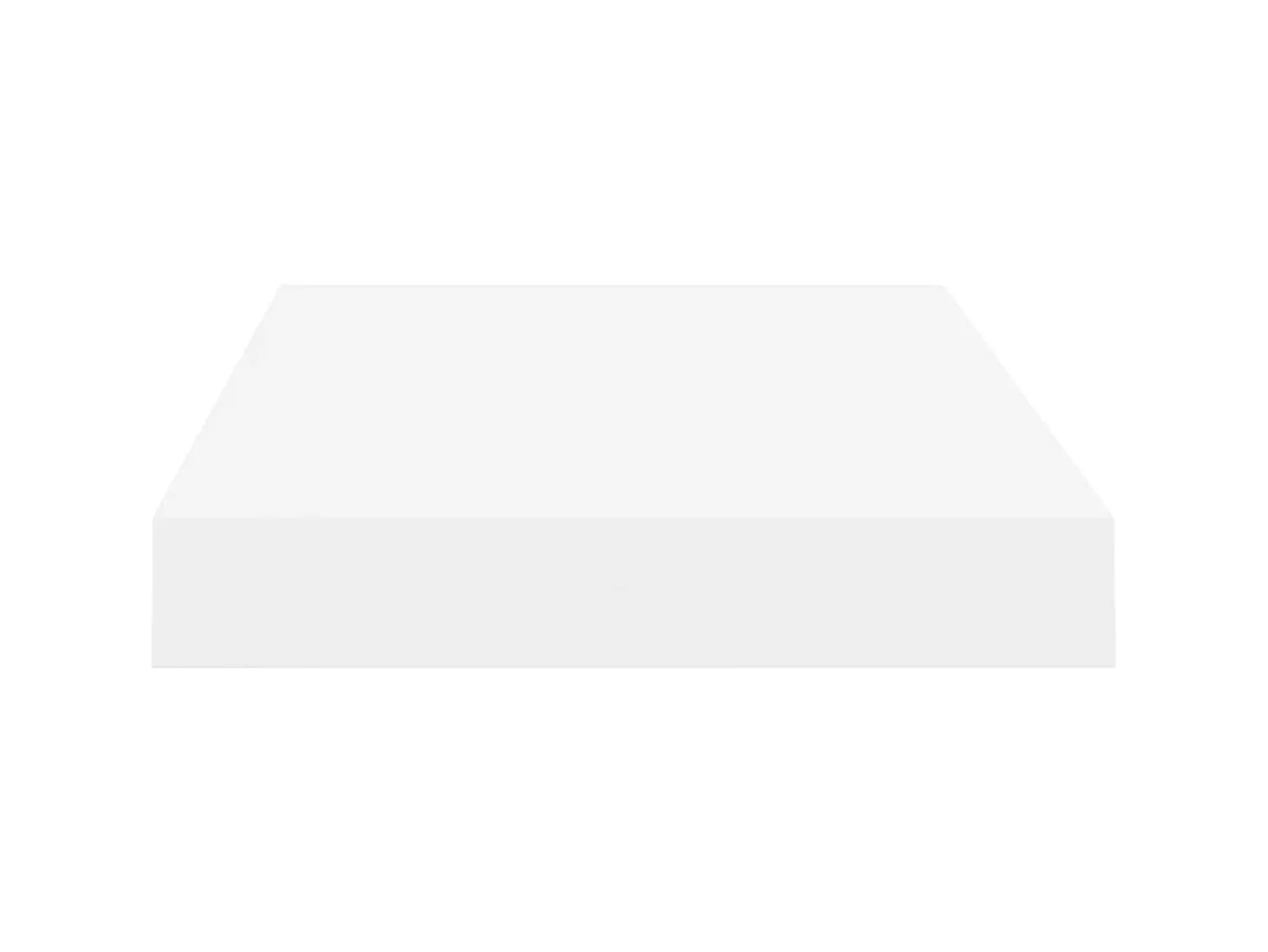 Estante de pared de pared MDF blanco 40x23x3,8 cm ES38289
