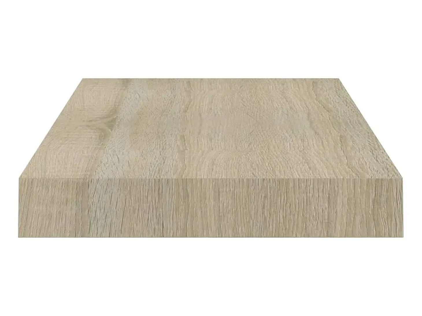 Estante de pared de pared MDF color roble 40x23x3,8 cm ES34268