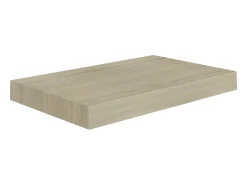 Estante de pared de pared MDF color roble 40x23x3,8 cm ES34268