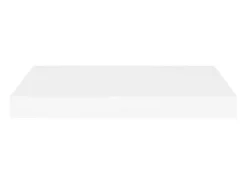 Estante de pared de pared MDF blanco 50x23x3,8 cm ES29300