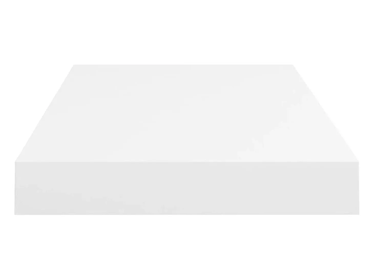 Estante de pared de pared MDF blanco 50x23x3,8 cm ES29300