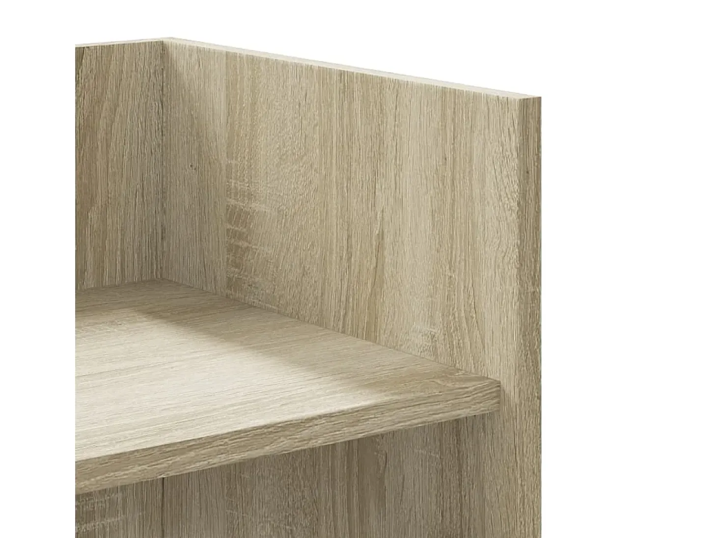 Estante de pared de roble Sonoma 100x35x30,5 cm madera de ingeniería