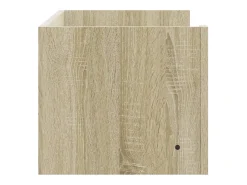 Estante de pared de roble Sonoma 100x35x30,5 cm madera de ingeniería