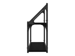 Estante de pared de roble negro 60 x 21 x 51 cm Madera de ingeniería