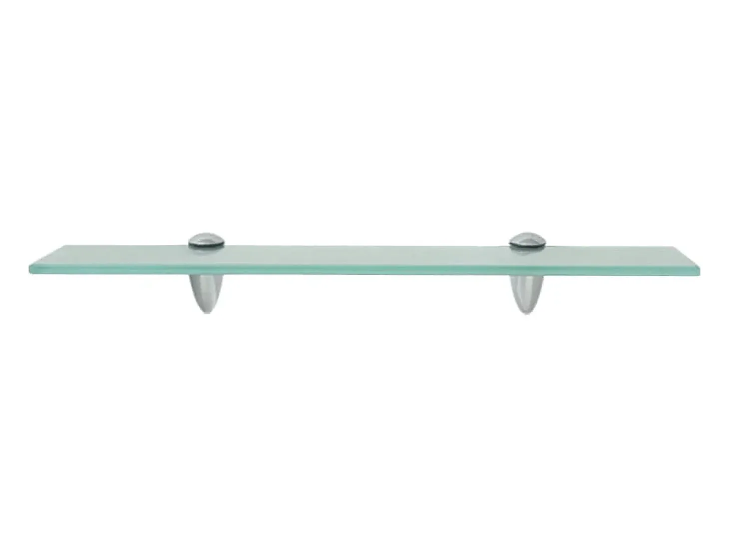 Estante de pared de vidrio 50 x 10 cm 8 mm