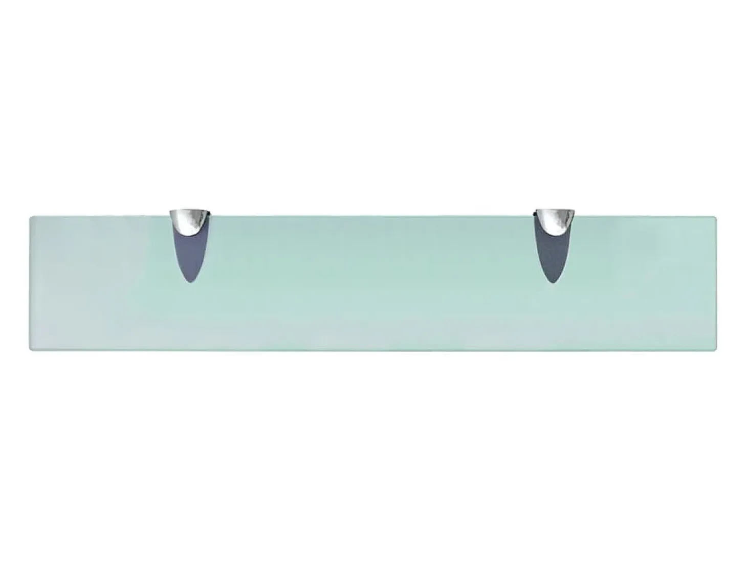 Estante de pared de vidrio 50 x 10 cm 8 mm