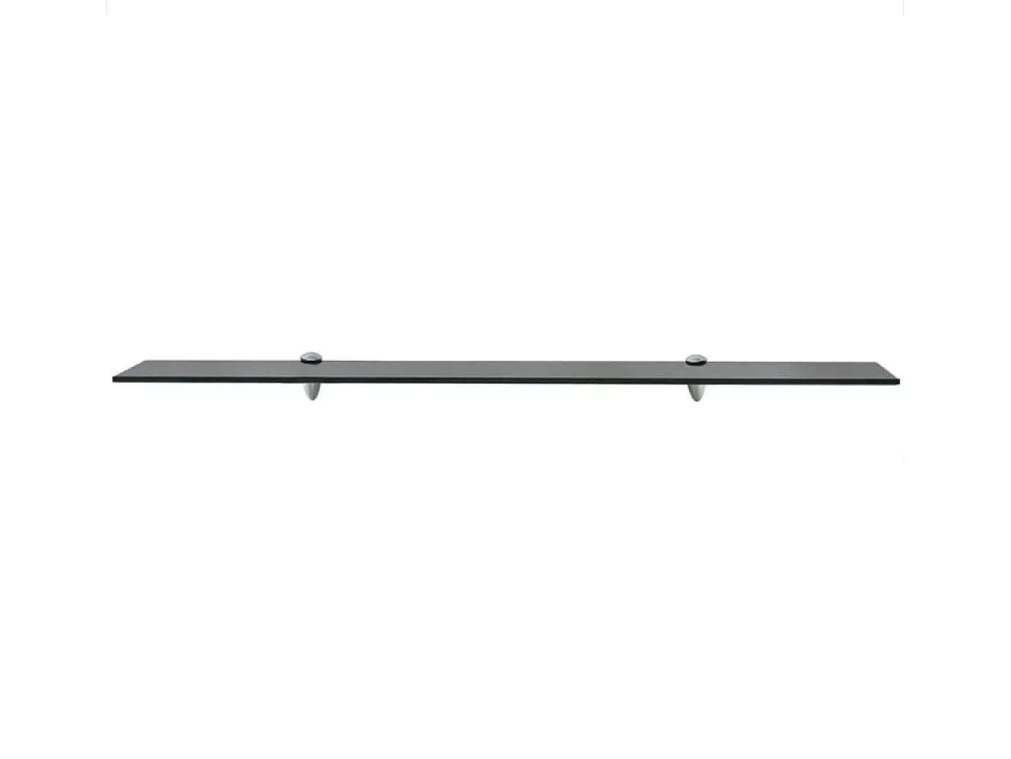 Estante de pared de vidrio 100 x 20 cm 8 mm