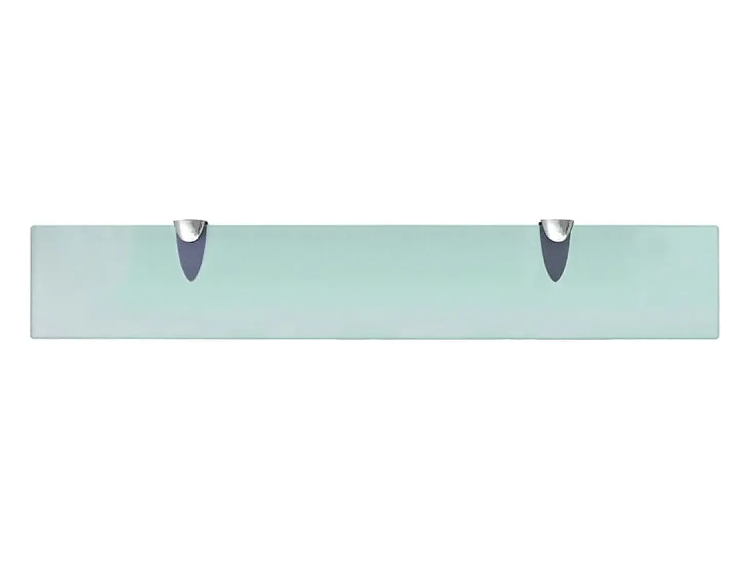 Estante de pared de vidrio 60 x 10 cm 8 mm