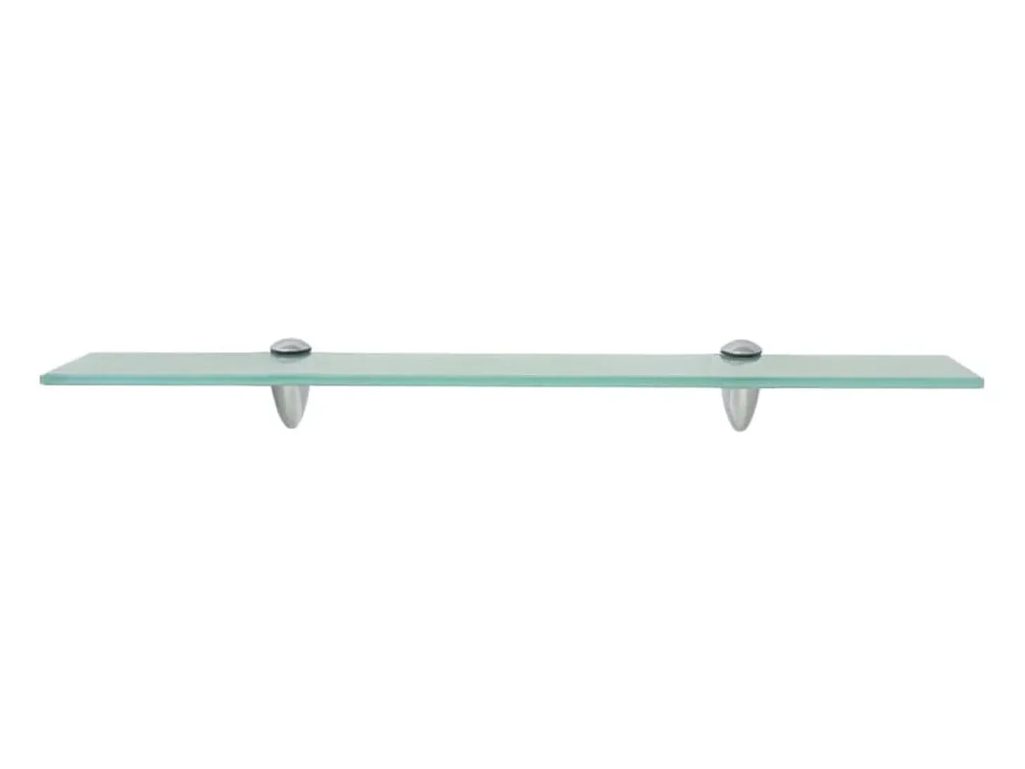 Estante de pared de vidrio 60 x 10 cm 8 mm