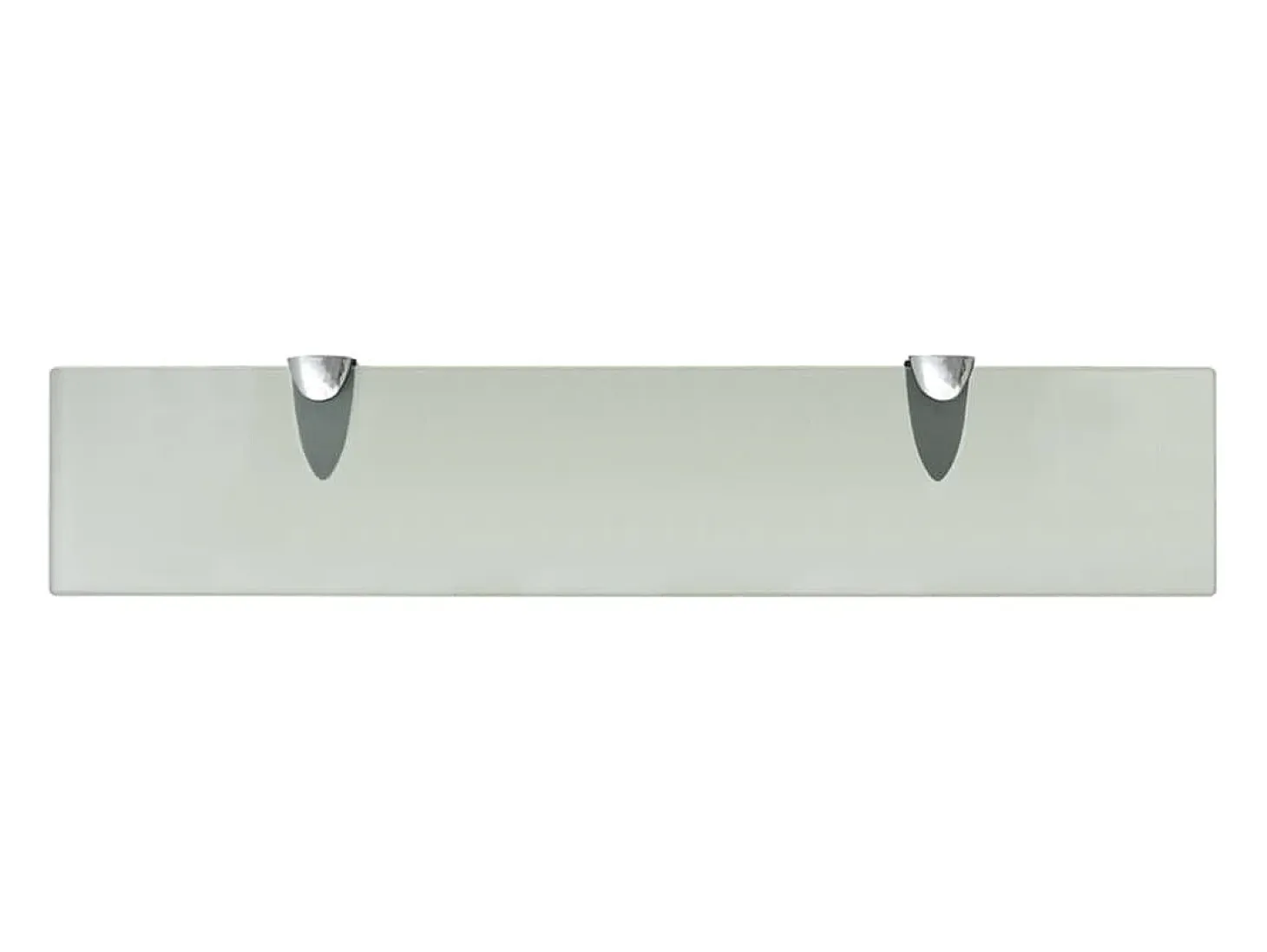 Estante de pared de vidrio 50 x 10 cm 8 mm