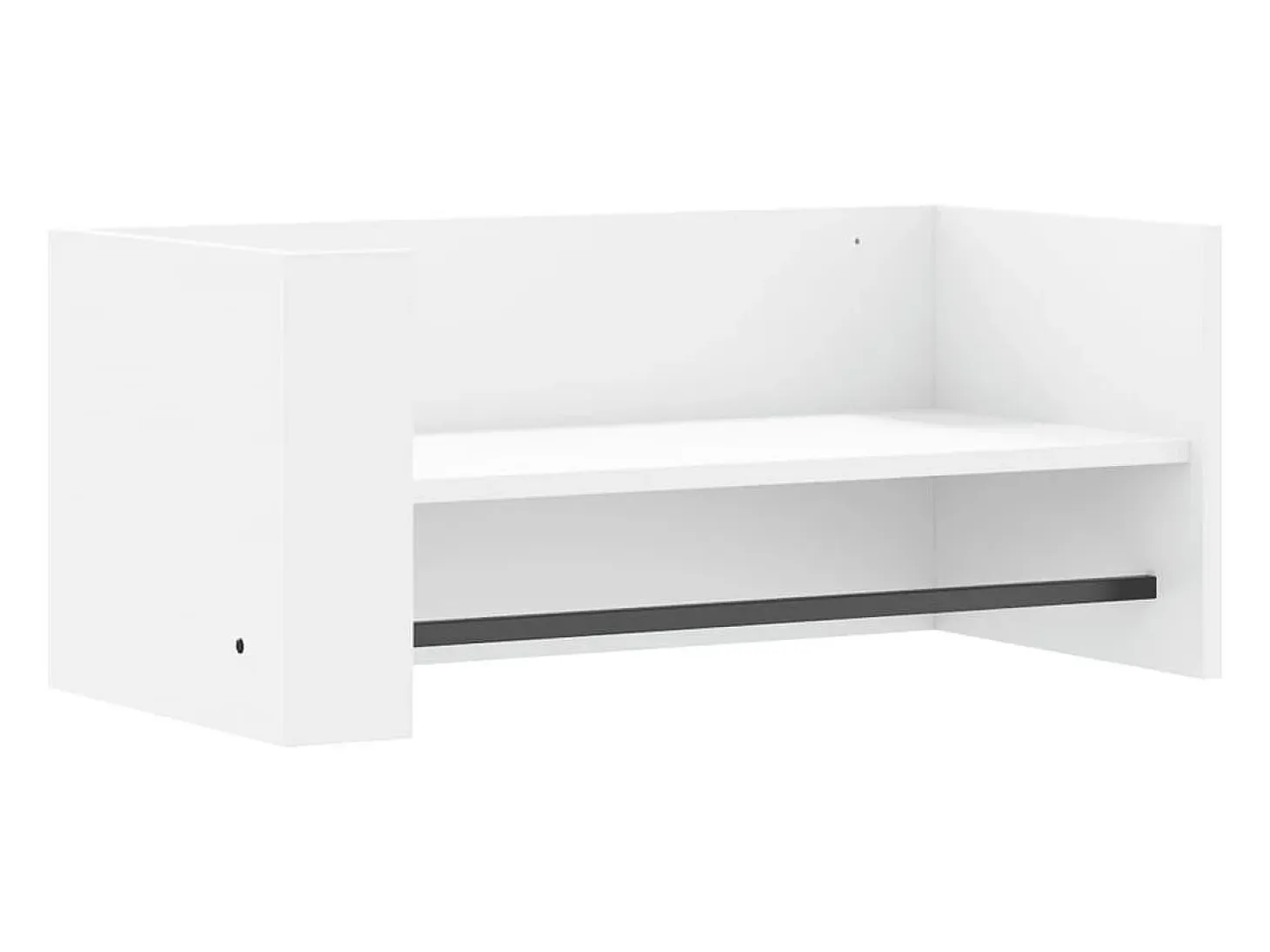 Estante de pared madera de ingeniería blanco 70,5x35x30,5 cm