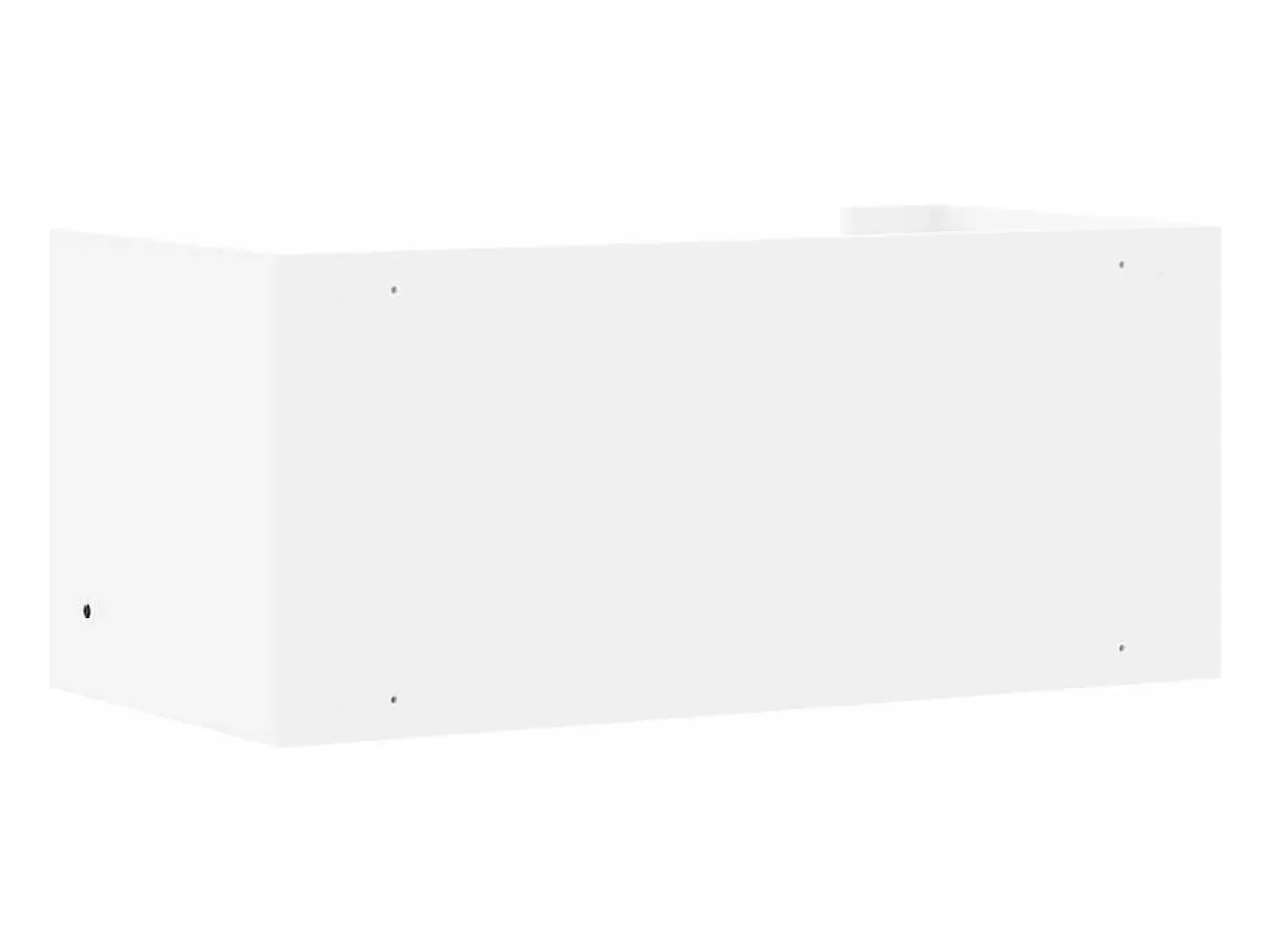 Estante de pared madera de ingeniería blanco 70,5x35x30,5 cm