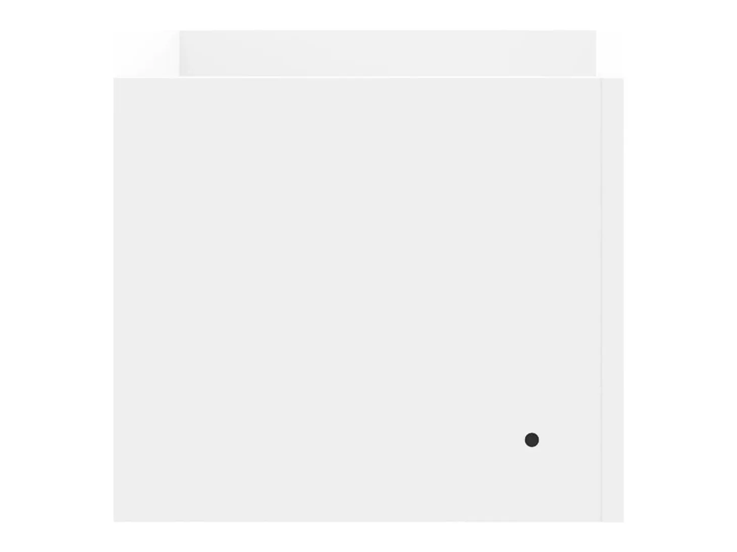 Estante de pared madera de ingeniería blanco 70,5x35x30,5 cm