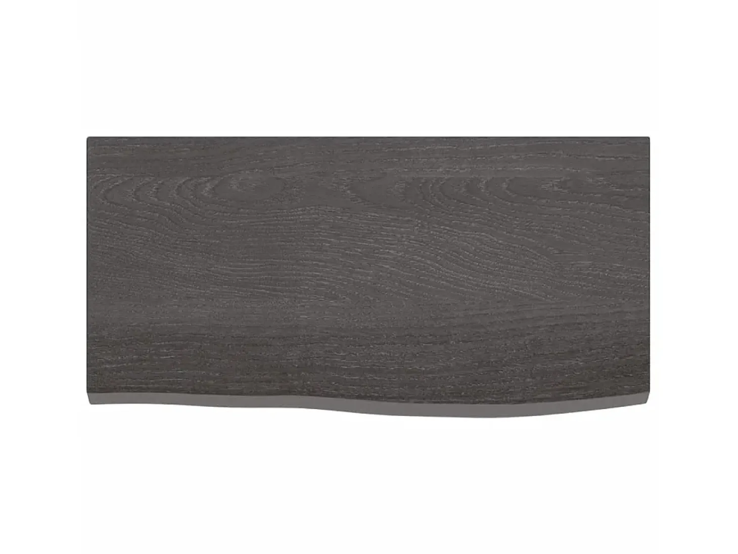 Estante de pared madera roble tratada marrón oscuro 60x30x2 cm ES225844