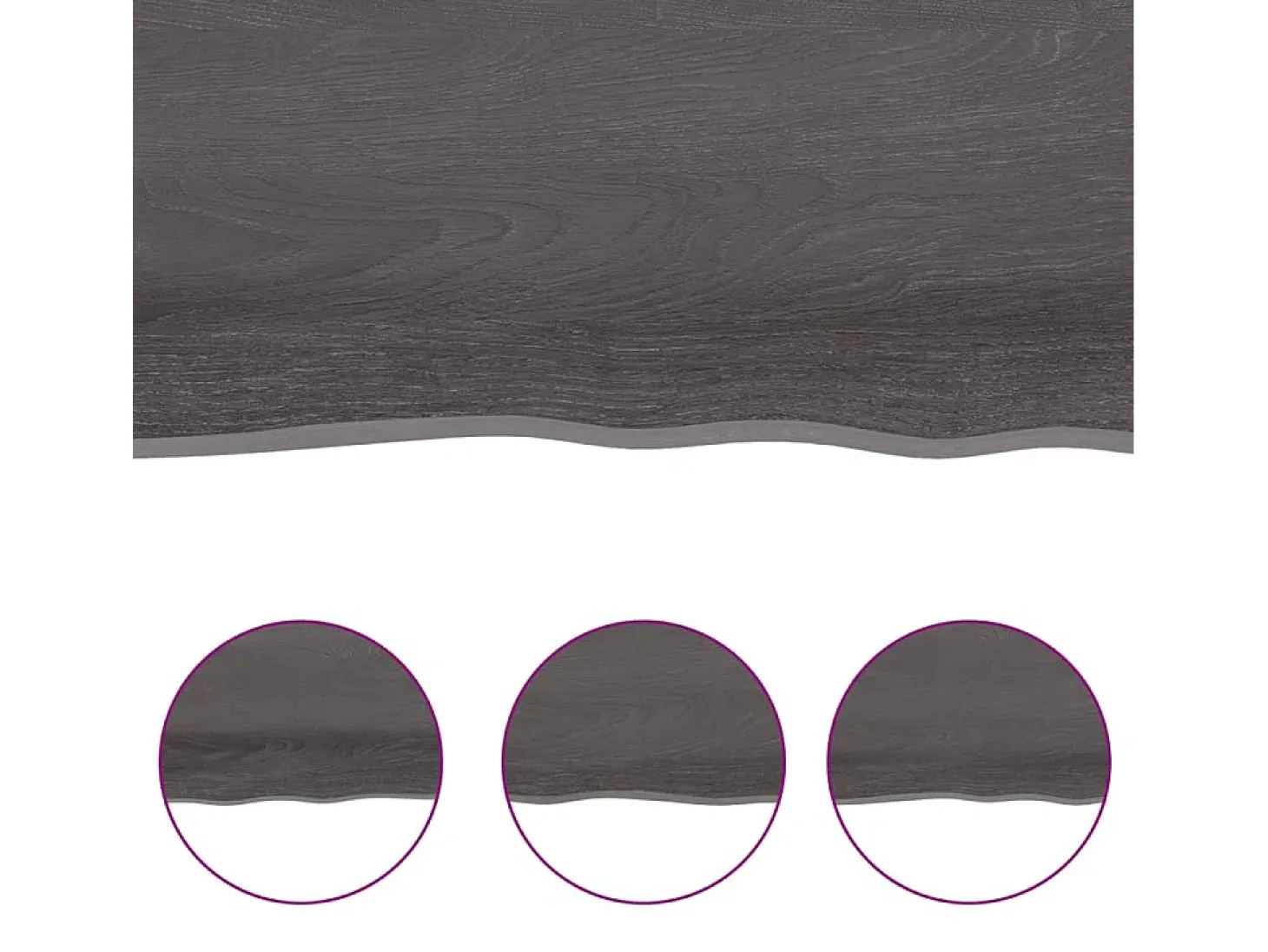 Estante de pared madera roble tratada marrón oscuro 40x60x2 cm ES93730