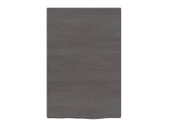 Estante de pared madera roble tratada marrón oscuro 40x60x2 cm ES93730