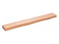 Estante de pared marrón claro 80x10x4 cm madera maciza de roble tratado