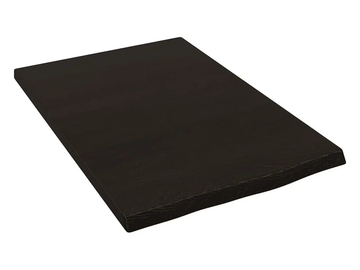 Estante de pared marrón oscuro 40x60x2 cm madera maciza de roble tratado