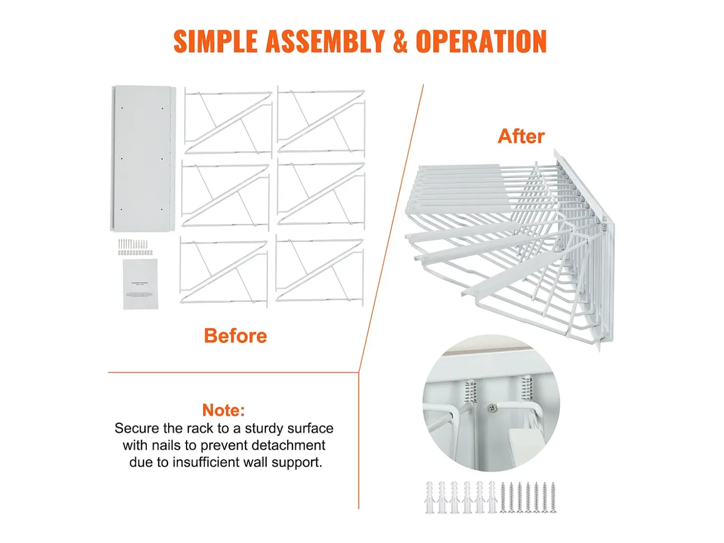 Estante de Pared para Planos SucceBuy, 12 Soportes Giratorios, con Capacidad para 1200 Hojas