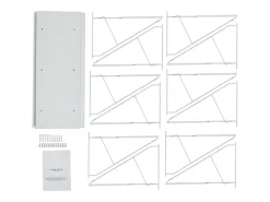 Estante de Pared para Planos SucceBuy, 12 Soportes Giratorios, con Capacidad para 1200 Hojas