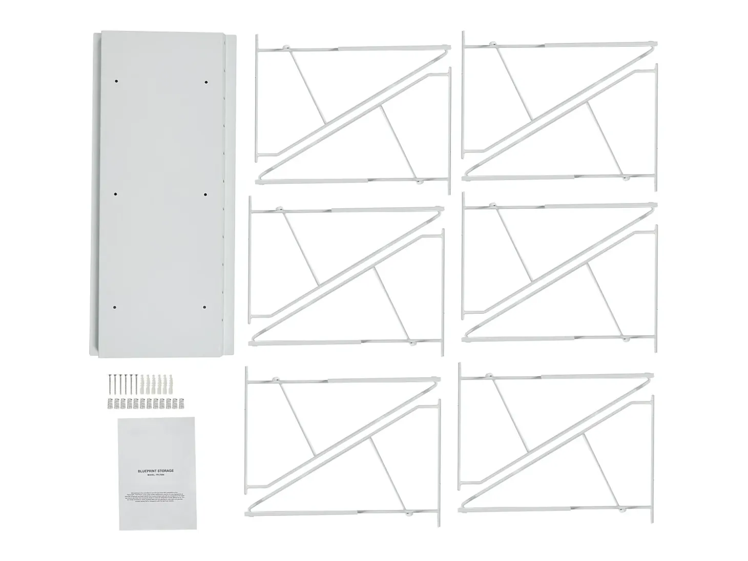 Estante de Pared para Planos SucceBuy, 12 Soportes Giratorios, con Capacidad para 1200 Hojas