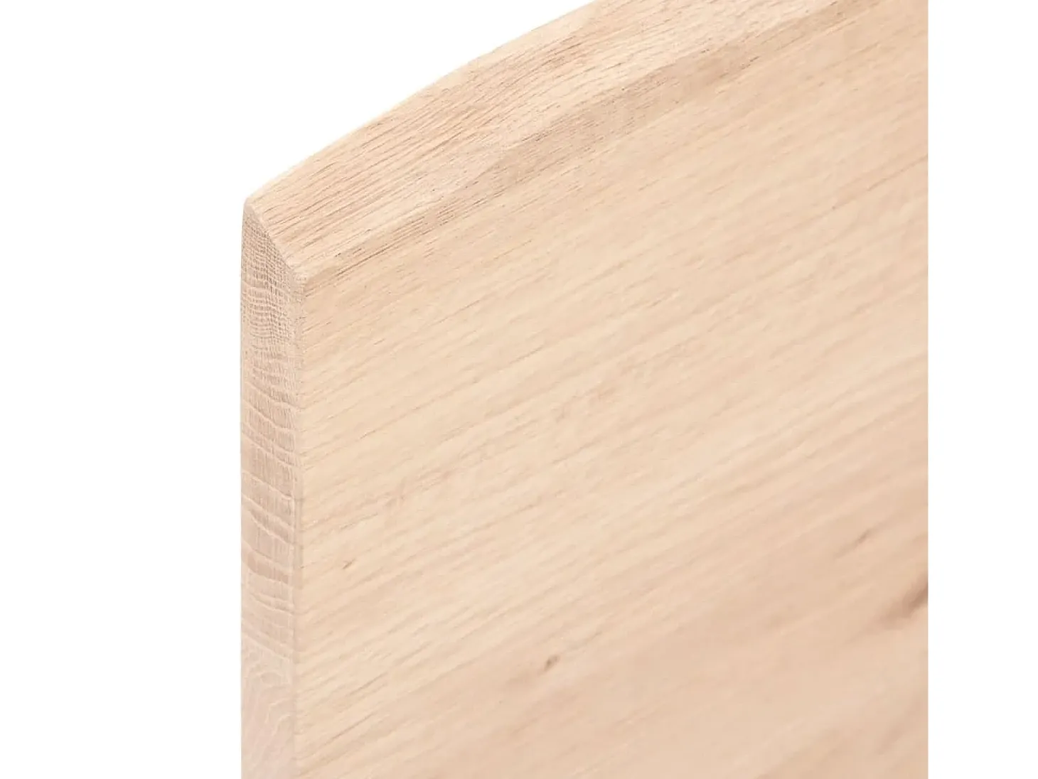 Estante de pared 40x60x2 cm madera maciza de roble sin tratar