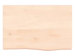 Estante de pared 60x40x(2-6) cm madera maciza de roble sin tratar