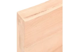 Estante de pared 40x30x(2-6) cm madera maciza de roble sin tratar