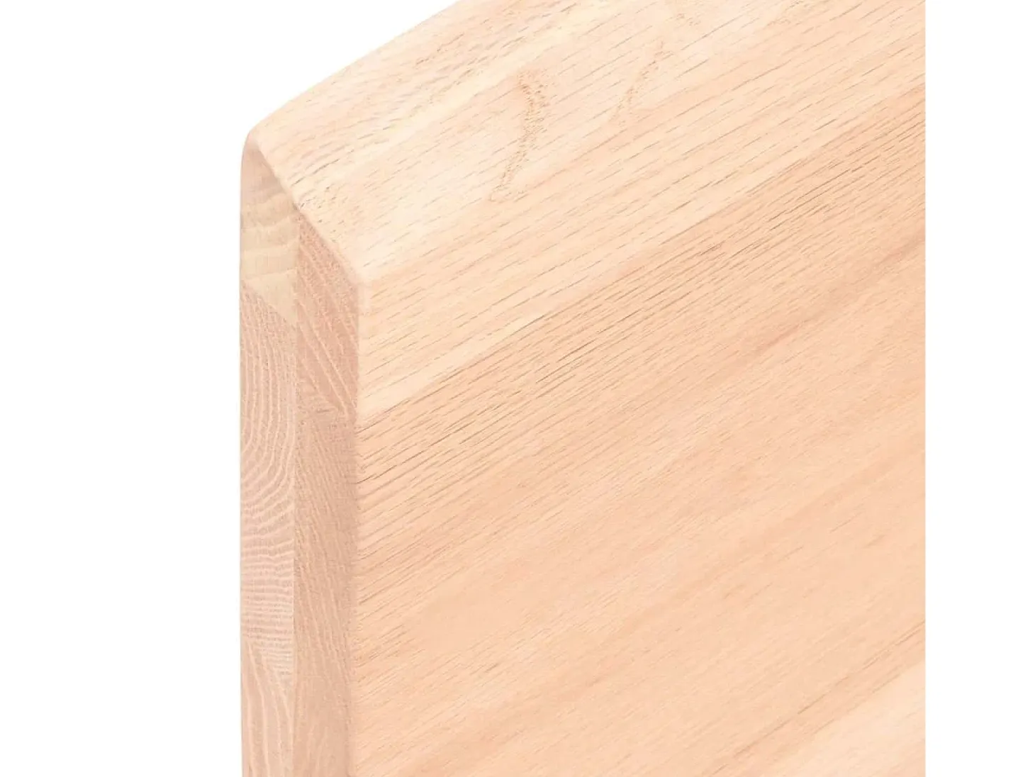 Estante de pared 40x60x(2-4) cm madera maciza de roble sin tratar