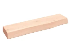 Estante de pared 40x10x4 cm madera maciza de roble sin tratar