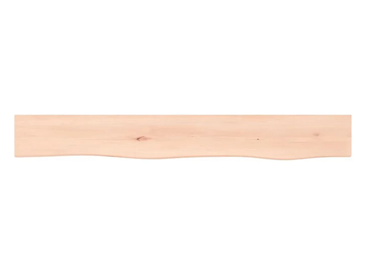 Estante de pared 80x10x4 cm madera maciza de roble sin tratar