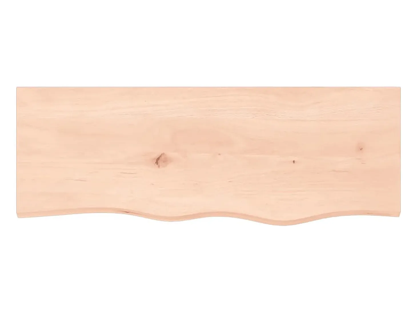 Estante de pared 80x30x(2-4) cm madera maciza de roble sin tratar