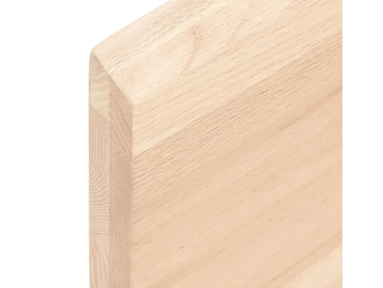 Estante de pared 100x20x4 cm madera maciza de roble sin tratar