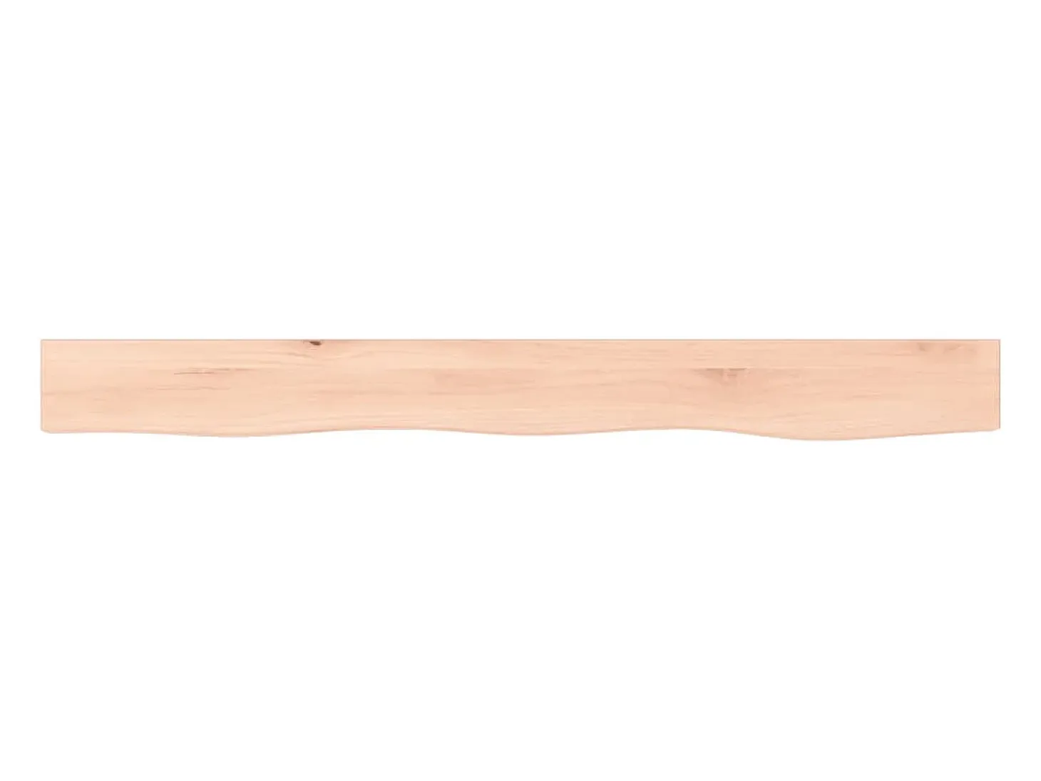Estante de pared 100x10x4 cm madera maciza de roble sin tratar