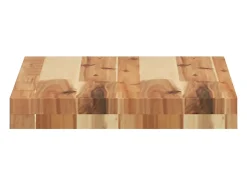 Estante flotante 4 uds madera acacia acabado aceite 60x30x4 cm