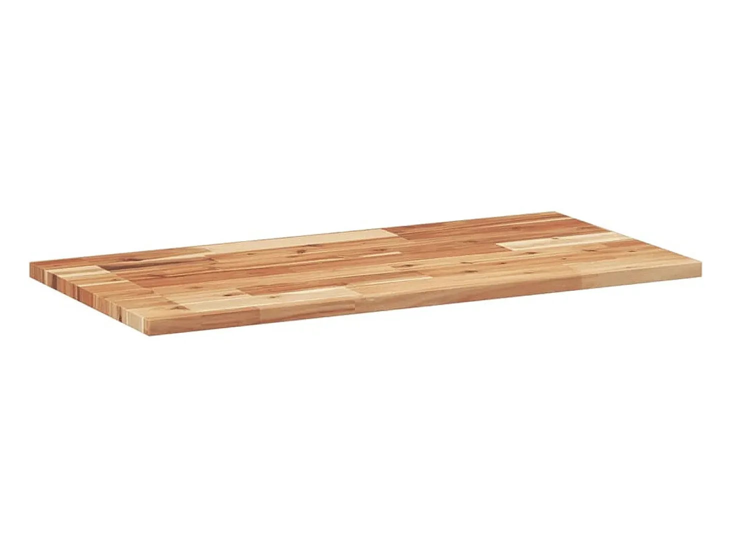 Estante flotante 2 uds madera acacia acabado aceite 60x40x2 cm