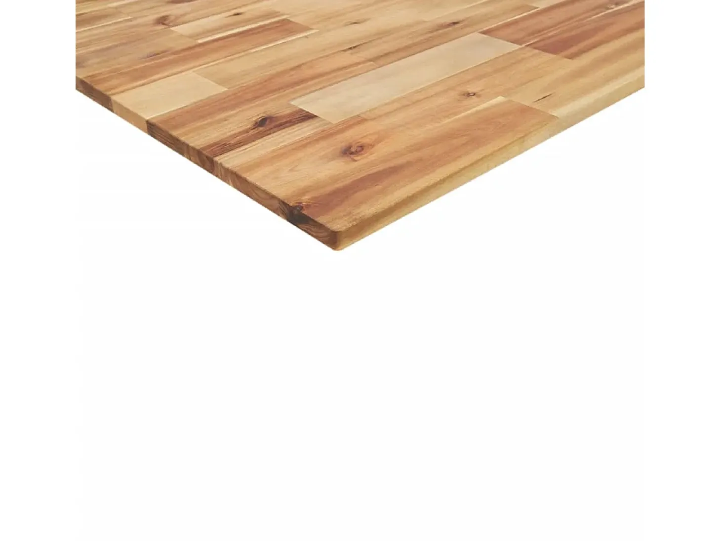 Estante flotante 2 uds madera acacia acabado aceite 60x40x2 cm