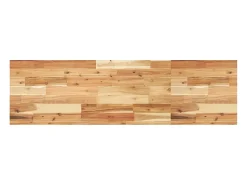 Estante flotante 3 uds madera acacia acabado aceite 160x40x4cm