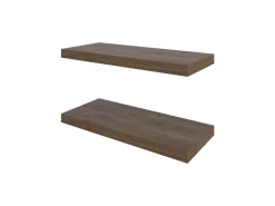 Estante flotante 80 x 25 (x2) Bellota