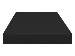Estante flotante de pared Negro 60x23,5x3,8 cm MDF