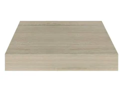 Estante flotante de pared roble 23x23,5x3,8 cm MDF