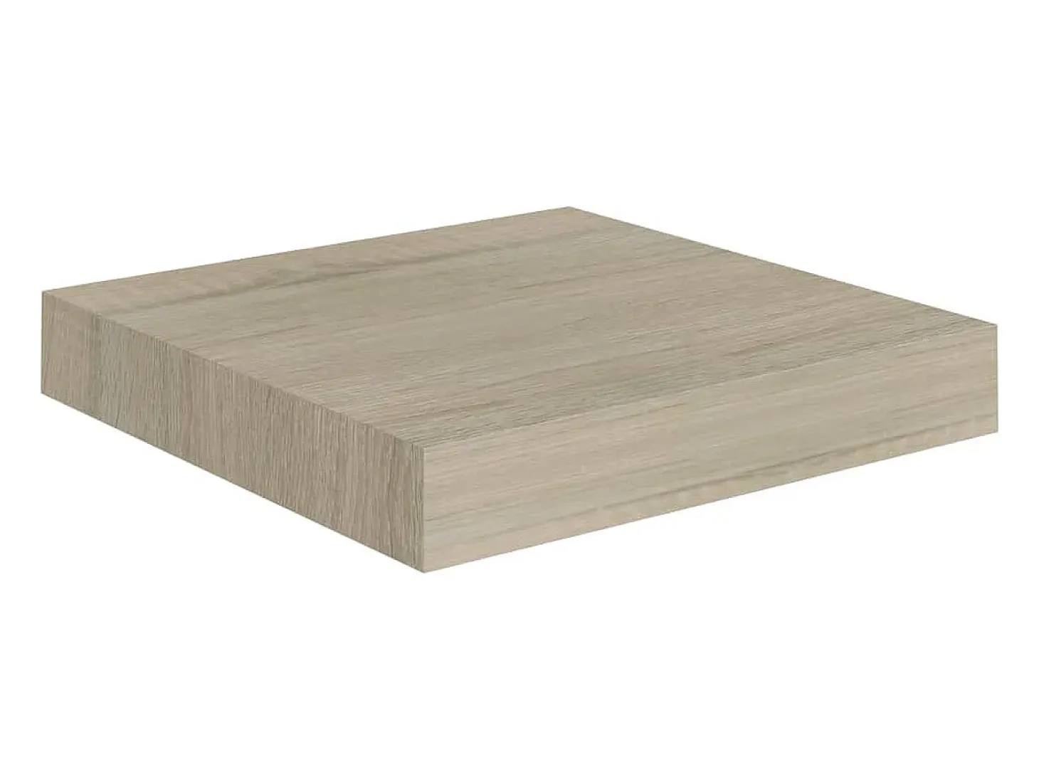 Estante flotante de pared roble 23x23,5x3,8 cm MDF