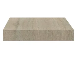 Estante flotante de pared roble 23x23,5x3,8 cm MDF