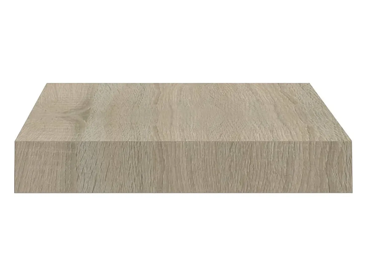 Estante flotante de pared roble 23x23,5x3,8 cm MDF