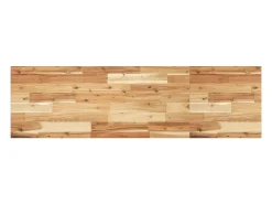 Estante flotante madera acacia maciza acabado aceite 160x40x2cm