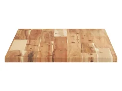Estante flotante madera acacia maciza acabado aceite 60x40x2 cm