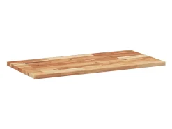 Estante flotante 60x40x2 cm acacia maciza acabado aceite