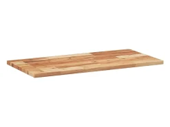 Estante flotante 60x40x2 cm acacia maciza acabado aceite