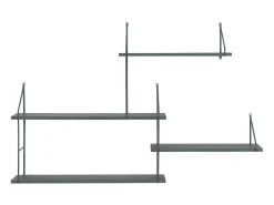 Estante Harlem, Verde, 17,5x99x62 cm, Kendra Home