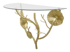 Estante Hoja 58, Oro, 60x30x40 cm, Kendra Home